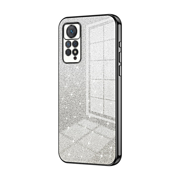 Caja de teléfono galvanizada con polvo de brillo degradado, For Xiaomi Redmi Note 11T Pro/Poco X4 GT, For Xiaomi Redmi Note 12R Pro, For Xiaomi Redmi Note 12 Turbo/Poco F5, For Xiaomi Redmi K60 / K60 Pro, For Xiaomi Redmi Note 12 Pro+                  ...