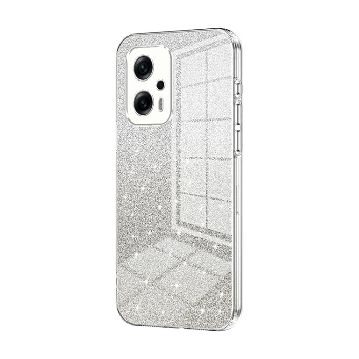 Caja de teléfono galvanizada con polvo de brillo degradado, For Xiaomi Redmi Note 11T Pro/Poco X4 GT, For Xiaomi Redmi Note 12R Pro, For Xiaomi Redmi Note 12 Turbo/Poco F5, For Xiaomi Redmi K60 / K60 Pro, For Xiaomi Redmi Note 12 Pro+                  ...
