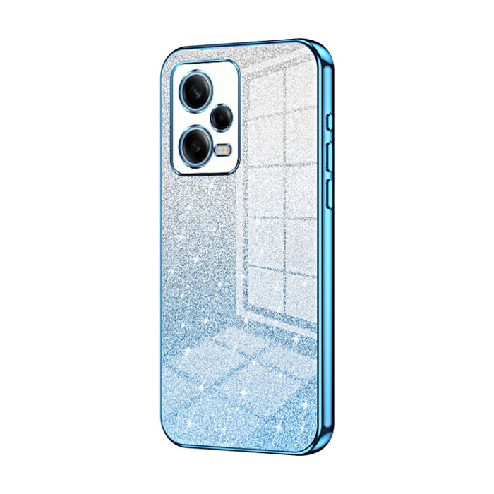 Caja de teléfono galvanizada con polvo de brillo degradado, For Xiaomi Redmi Note 11T Pro/Poco X4 GT, For Xiaomi Redmi Note 12R Pro, For Xiaomi Redmi Note 12 Turbo/Poco F5, For Xiaomi Redmi K60 / K60 Pro, For Xiaomi Redmi Note 12 Pro+                  ...