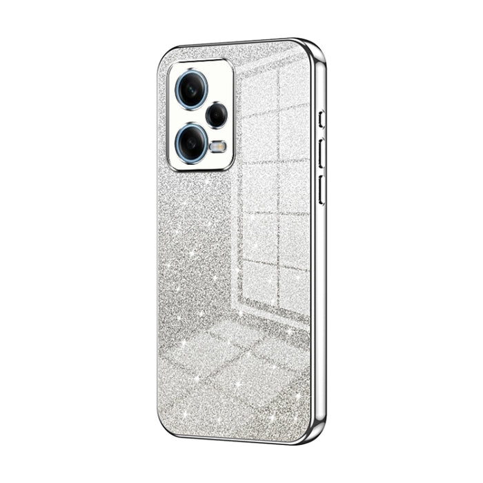 Caja de teléfono galvanizada con polvo de brillo degradado, For Xiaomi Redmi Note 11T Pro/Poco X4 GT, For Xiaomi Redmi Note 12R Pro, For Xiaomi Redmi Note 12 Turbo/Poco F5, For Xiaomi Redmi K60 / K60 Pro, For Xiaomi Redmi Note 12 Pro+                  ...