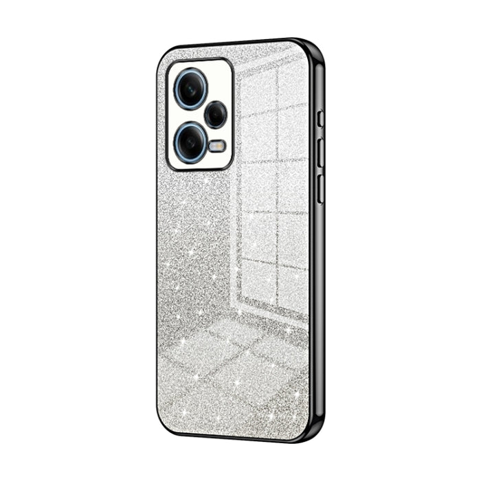 Caja de teléfono galvanizada con polvo de brillo degradado, For Xiaomi Redmi Note 11T Pro/Poco X4 GT, For Xiaomi Redmi Note 12R Pro, For Xiaomi Redmi Note 12 Turbo/Poco F5, For Xiaomi Redmi K60 / K60 Pro, For Xiaomi Redmi Note 12 Pro+                  ...