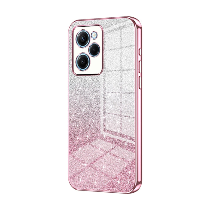 Caja de teléfono galvanizada con polvo de brillo degradado, For Xiaomi Redmi Note 11T Pro/Poco X4 GT, For Xiaomi Redmi Note 12R Pro, For Xiaomi Redmi Note 12 Turbo/Poco F5, For Xiaomi Redmi K60 / K60 Pro, For Xiaomi Redmi Note 12 Pro+                  ...