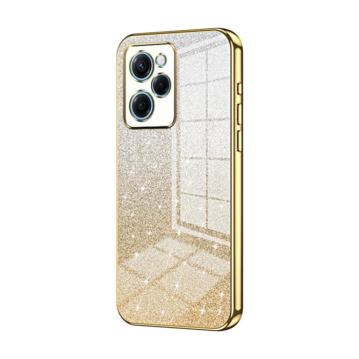 Caja de teléfono galvanizada con polvo de brillo degradado, For Xiaomi Redmi Note 11T Pro/Poco X4 GT, For Xiaomi Redmi Note 12R Pro, For Xiaomi Redmi Note 12 Turbo/Poco F5, For Xiaomi Redmi K60 / K60 Pro, For Xiaomi Redmi Note 12 Pro+                  ...