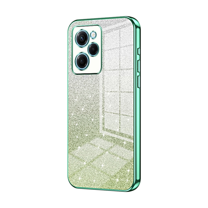 Caja de teléfono galvanizada con polvo de brillo degradado, For Xiaomi Redmi Note 11T Pro/Poco X4 GT, For Xiaomi Redmi Note 12R Pro, For Xiaomi Redmi Note 12 Turbo/Poco F5, For Xiaomi Redmi K60 / K60 Pro, For Xiaomi Redmi Note 12 Pro+                  ...