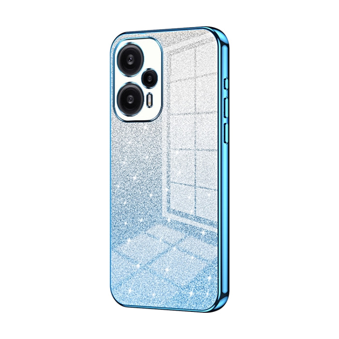 Caja de teléfono galvanizada con polvo de brillo degradado, For Xiaomi Redmi Note 11T Pro/Poco X4 GT, For Xiaomi Redmi Note 12R Pro, For Xiaomi Redmi Note 12 Turbo/Poco F5, For Xiaomi Redmi K60 / K60 Pro, For Xiaomi Redmi Note 12 Pro+                  ...