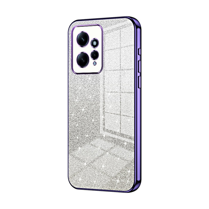 Caja de teléfono galvanizada con polvo de brillo degradado, For Xiaomi Redmi Note 11T Pro/Poco X4 GT, For Xiaomi Redmi Note 12R Pro, For Xiaomi Redmi Note 12 Turbo/Poco F5, For Xiaomi Redmi K60 / K60 Pro, For Xiaomi Redmi Note 12 Pro+                  ...