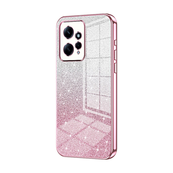 Caja de teléfono galvanizada con polvo de brillo degradado, For Xiaomi Redmi Note 11T Pro/Poco X4 GT, For Xiaomi Redmi Note 12R Pro, For Xiaomi Redmi Note 12 Turbo/Poco F5, For Xiaomi Redmi K60 / K60 Pro, For Xiaomi Redmi Note 12 Pro+                  ...