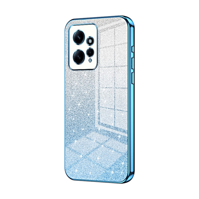 Caja de teléfono galvanizada con polvo de brillo degradado, For Xiaomi Redmi Note 11T Pro/Poco X4 GT, For Xiaomi Redmi Note 12R Pro, For Xiaomi Redmi Note 12 Turbo/Poco F5, For Xiaomi Redmi K60 / K60 Pro, For Xiaomi Redmi Note 12 Pro+                  ...