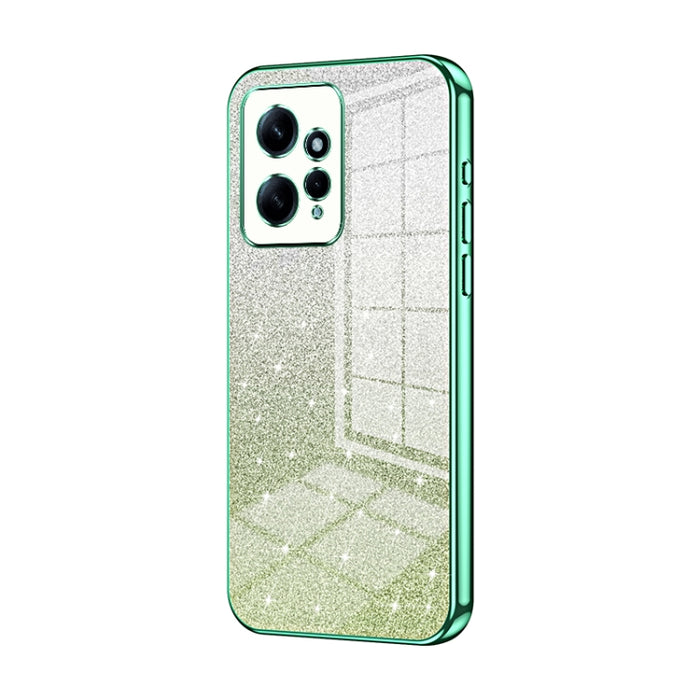 Caja de teléfono galvanizada con polvo de brillo degradado, For Xiaomi Redmi Note 11T Pro/Poco X4 GT, For Xiaomi Redmi Note 12R Pro, For Xiaomi Redmi Note 12 Turbo/Poco F5, For Xiaomi Redmi K60 / K60 Pro, For Xiaomi Redmi Note 12 Pro+                  ...