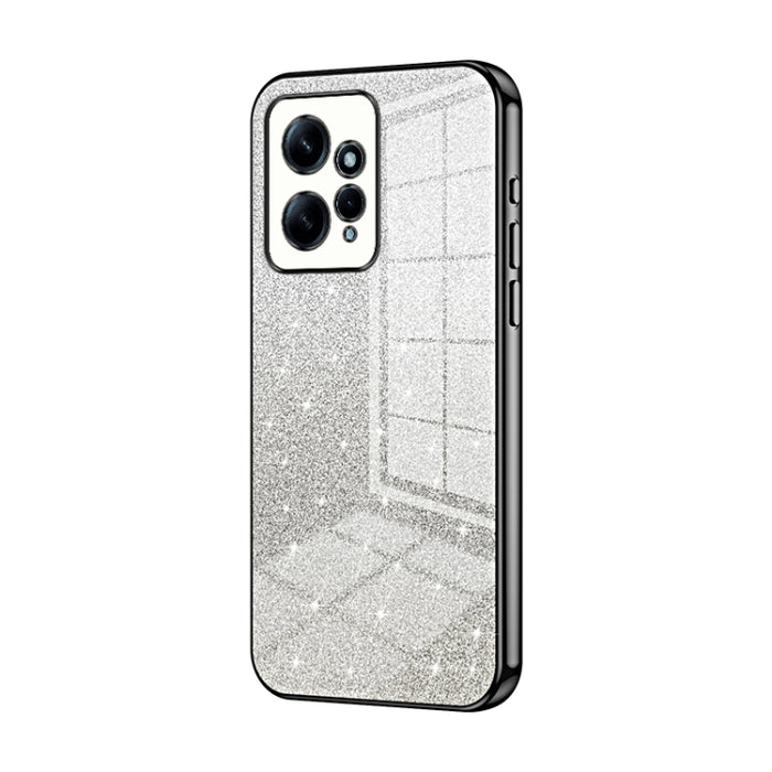 Caja de teléfono galvanizada con polvo de brillo degradado, For Xiaomi Redmi Note 11T Pro/Poco X4 GT, For Xiaomi Redmi Note 12R Pro, For Xiaomi Redmi Note 12 Turbo/Poco F5, For Xiaomi Redmi K60 / K60 Pro, For Xiaomi Redmi Note 12 Pro+                  ...