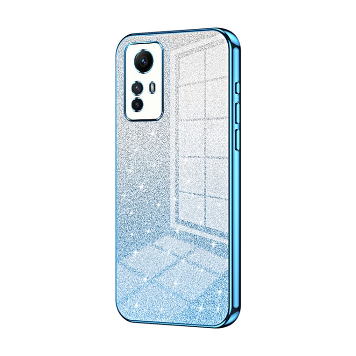 Caja de teléfono galvanizada con polvo de brillo degradado, For Xiaomi Redmi Note 11T Pro/Poco X4 GT, For Xiaomi Redmi Note 12R Pro, For Xiaomi Redmi Note 12 Turbo/Poco F5, For Xiaomi Redmi K60 / K60 Pro, For Xiaomi Redmi Note 12 Pro+                  ...
