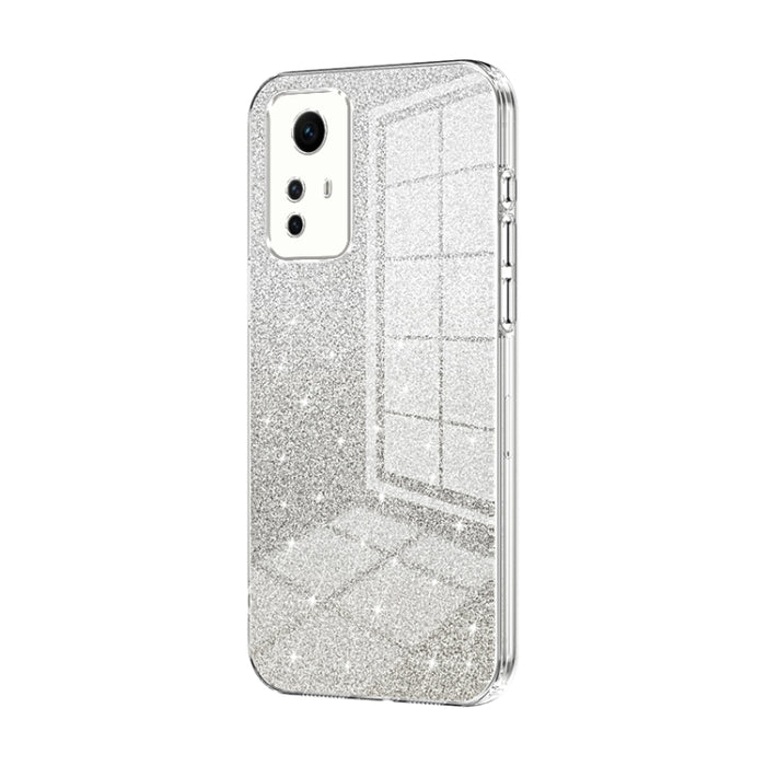 Caja de teléfono galvanizada con polvo de brillo degradado, For Xiaomi Redmi Note 11T Pro/Poco X4 GT, For Xiaomi Redmi Note 12R Pro, For Xiaomi Redmi Note 12 Turbo/Poco F5, For Xiaomi Redmi K60 / K60 Pro, For Xiaomi Redmi Note 12 Pro+                  ...