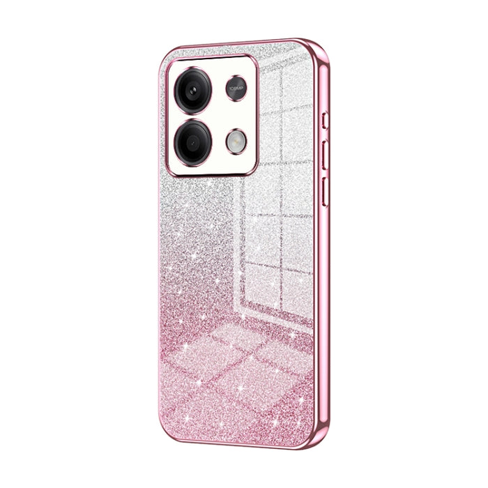 Caja de teléfono galvanizada con polvo de brillo degradado, For Redmi Note 14 5G, For Redmi Note 14 Pro+ 5G, For Redmi 14R, For Redmi Note 14 Pro 5G, For Redmi K70 Ultra, For Xiaomi Redmi Note 13 Pro 4G, For Xiaomi Redmi Note 13 4G                     ...