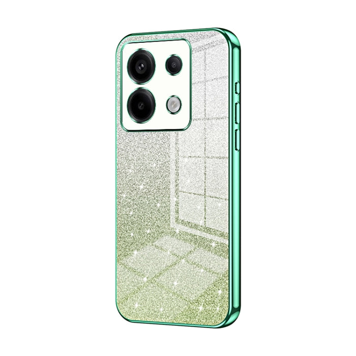 Caja de teléfono galvanizada con polvo de brillo degradado, For Redmi Note 14 5G, For Redmi Note 14 Pro+ 5G, For Redmi 14R, For Redmi Note 14 Pro 5G, For Redmi K70 Ultra, For Xiaomi Redmi Note 13 Pro 4G, For Xiaomi Redmi Note 13 4G                     ...