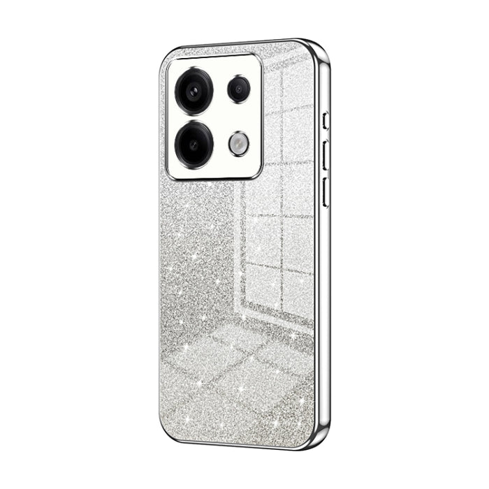 Caja de teléfono galvanizada con polvo de brillo degradado, For Redmi Note 14 5G, For Redmi Note 14 Pro+ 5G, For Redmi 14R, For Redmi Note 14 Pro 5G, For Redmi K70 Ultra, For Xiaomi Redmi Note 13 Pro 4G, For Xiaomi Redmi Note 13 4G                     ...