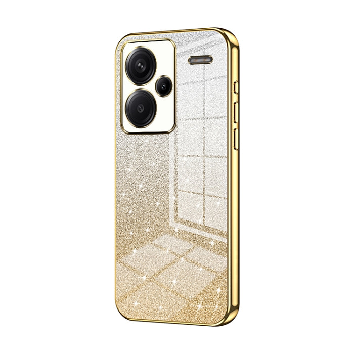 Caja de teléfono galvanizada con polvo de brillo degradado, For Redmi Note 14 5G, For Redmi Note 14 Pro+ 5G, For Redmi 14R, For Redmi Note 14 Pro 5G, For Redmi K70 Ultra, For Xiaomi Redmi Note 13 Pro 4G, For Xiaomi Redmi Note 13 4G                     ...
