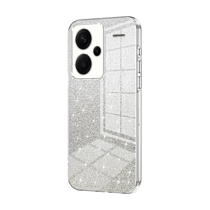 Caja de teléfono galvanizada con polvo de brillo degradado, For Redmi Note 14 5G, For Redmi Note 14 Pro+ 5G, For Redmi 14R, For Redmi Note 14 Pro 5G, For Redmi K70 Ultra, For Xiaomi Redmi Note 13 Pro 4G, For Xiaomi Redmi Note 13 4G                     ...