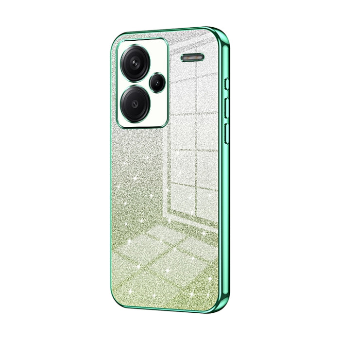 Caja de teléfono galvanizada con polvo de brillo degradado, For Redmi Note 14 5G, For Redmi Note 14 Pro+ 5G, For Redmi 14R, For Redmi Note 14 Pro 5G, For Redmi K70 Ultra, For Xiaomi Redmi Note 13 Pro 4G, For Xiaomi Redmi Note 13 4G                     ...