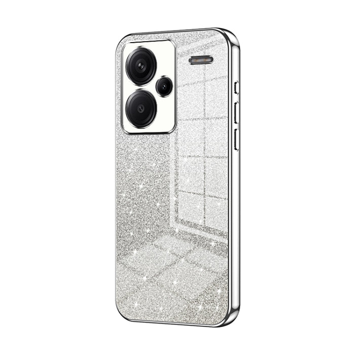 Caja de teléfono galvanizada con polvo de brillo degradado, For Redmi Note 14 5G, For Redmi Note 14 Pro+ 5G, For Redmi 14R, For Redmi Note 14 Pro 5G, For Redmi K70 Ultra, For Xiaomi Redmi Note 13 Pro 4G, For Xiaomi Redmi Note 13 4G                     ...