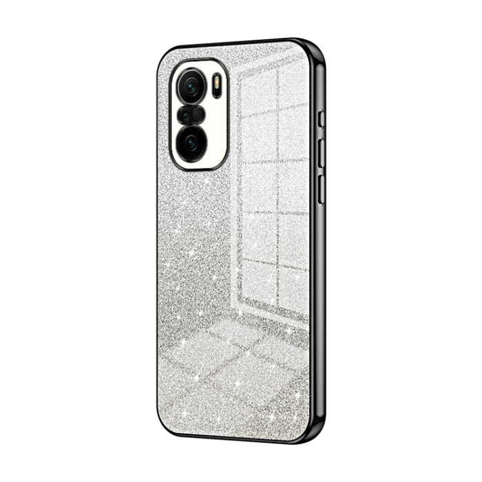Caja de teléfono galvanizada con polvo de brillo degradado, For Xiaomi Redmi Note 10/Note 10S, For Xiaomi Redmi Note 11 Global / Note 11S, For Xiaomi Redmi K40S / Poco F4, For Xiaomi Redmi Note 11T 5G/Note 11S 5G, For Xiaomi Redmi K50 / K50 Pro        ...