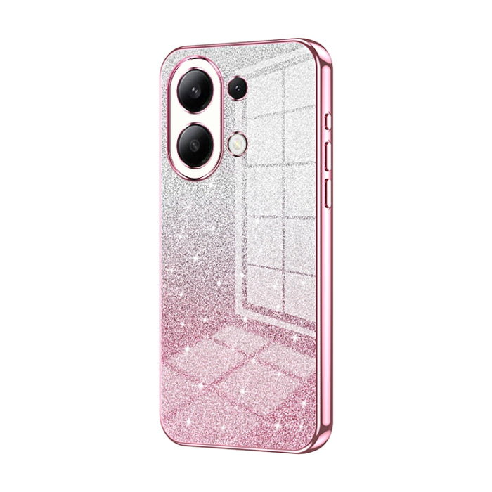 Caja de teléfono galvanizada con polvo de brillo degradado, For Redmi Note 14 5G, For Redmi Note 14 Pro+ 5G, For Redmi 14R, For Redmi Note 14 Pro 5G, For Redmi K70 Ultra, For Xiaomi Redmi Note 13 Pro 4G, For Xiaomi Redmi Note 13 4G                     ...