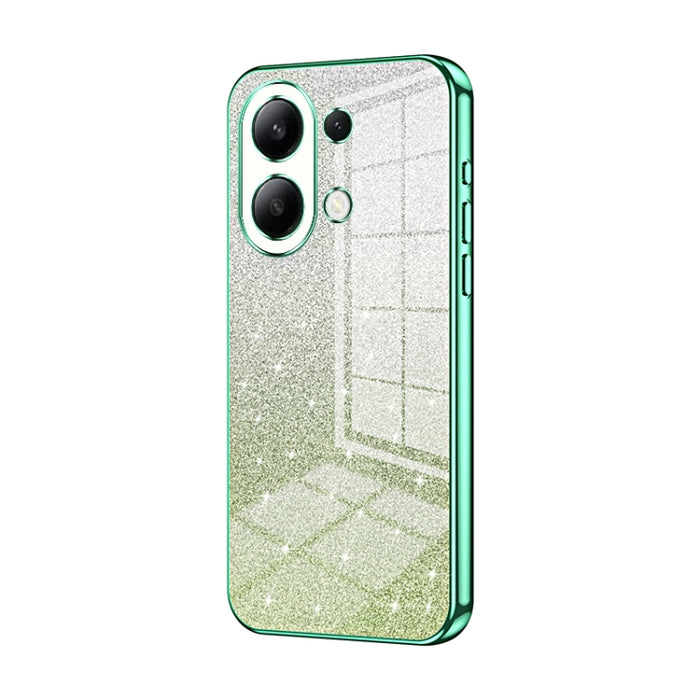 Caja de teléfono galvanizada con polvo de brillo degradado, For Redmi Note 14 5G, For Redmi Note 14 Pro+ 5G, For Redmi 14R, For Redmi Note 14 Pro 5G, For Redmi K70 Ultra, For Xiaomi Redmi Note 13 Pro 4G, For Xiaomi Redmi Note 13 4G                     ...