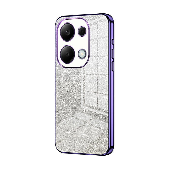 Caja de teléfono galvanizada con polvo de brillo degradado, For Redmi Note 14 5G, For Redmi Note 14 Pro+ 5G, For Redmi 14R, For Redmi Note 14 Pro 5G, For Redmi K70 Ultra, For Xiaomi Redmi Note 13 Pro 4G, For Xiaomi Redmi Note 13 4G                     ...