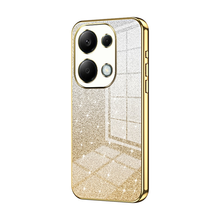 Caja de teléfono galvanizada con polvo de brillo degradado, For Redmi Note 14 5G, For Redmi Note 14 Pro+ 5G, For Redmi 14R, For Redmi Note 14 Pro 5G, For Redmi K70 Ultra, For Xiaomi Redmi Note 13 Pro 4G, For Xiaomi Redmi Note 13 4G                     ...