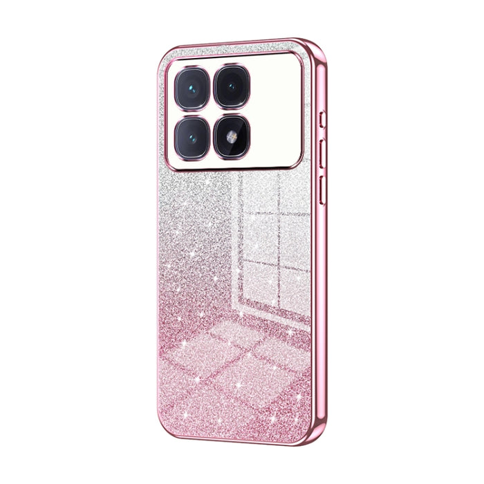 Caja de teléfono galvanizada con polvo de brillo degradado, For Redmi Note 14 5G, For Redmi Note 14 Pro+ 5G, For Redmi 14R, For Redmi Note 14 Pro 5G, For Redmi K70 Ultra, For Xiaomi Redmi Note 13 Pro 4G, For Xiaomi Redmi Note 13 4G                     ...