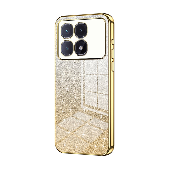 Caja de teléfono galvanizada con polvo de brillo degradado, For Redmi Note 14 5G, For Redmi Note 14 Pro+ 5G, For Redmi 14R, For Redmi Note 14 Pro 5G, For Redmi K70 Ultra, For Xiaomi Redmi Note 13 Pro 4G, For Xiaomi Redmi Note 13 4G                     ...