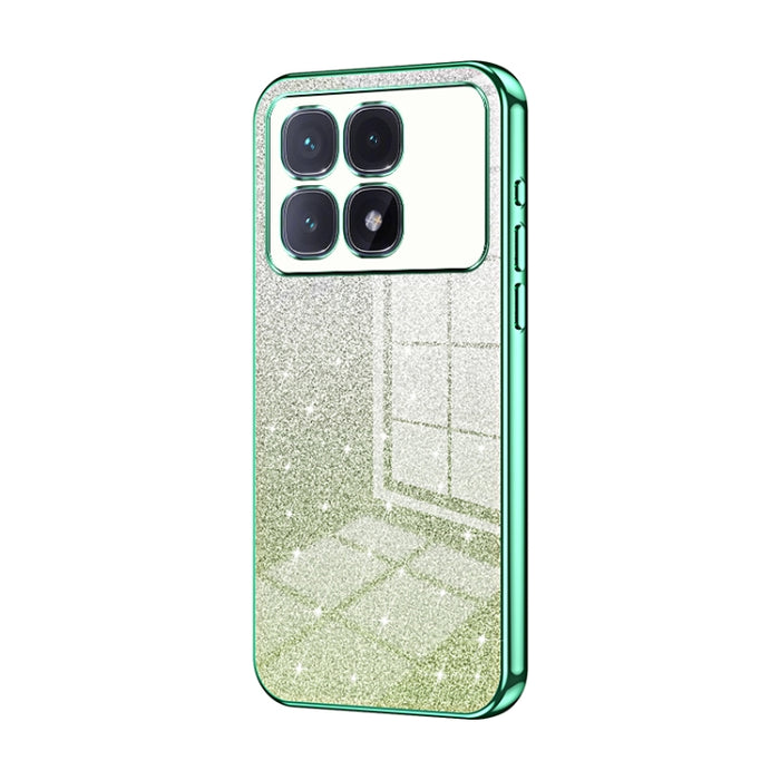 Caja de teléfono galvanizada con polvo de brillo degradado, For Redmi Note 14 5G, For Redmi Note 14 Pro+ 5G, For Redmi 14R, For Redmi Note 14 Pro 5G, For Redmi K70 Ultra, For Xiaomi Redmi Note 13 Pro 4G, For Xiaomi Redmi Note 13 4G                     ...