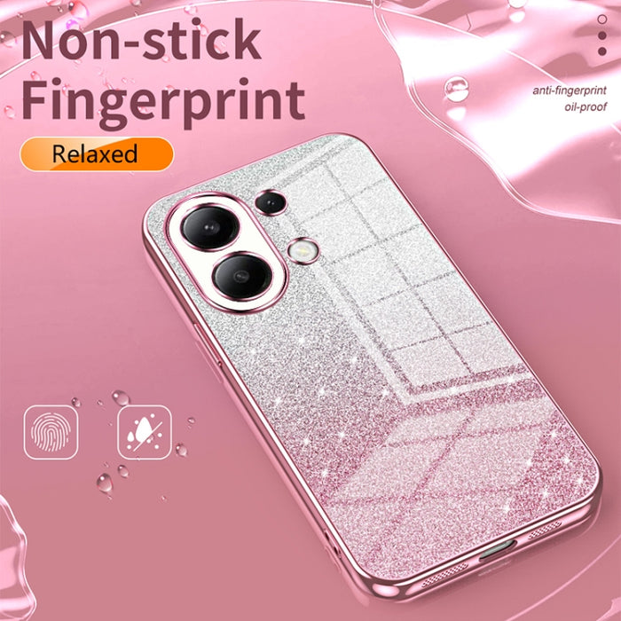 Caja de teléfono galvanizada con polvo de brillo degradado, For Xiaomi Redmi Note 9 5G / Note 9T, For Xiaomi Redmi Note 9 Pro 5G/Mi 10T Lite, For Xiaomi Redmi Note 9 4G, For Xiaomi Redmi K30S / Mi 10T Pro 5G, For Xiaomi Redmi K30 Pro / K30 Ultra       ...