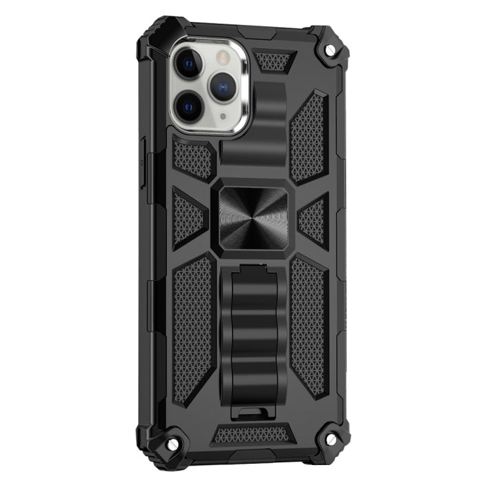Estuche protector magnético Armor a prueba de golpes TPU + PC con soporte, For iPhone 12 / 12 Pro, For iPhone 12 Pro Max