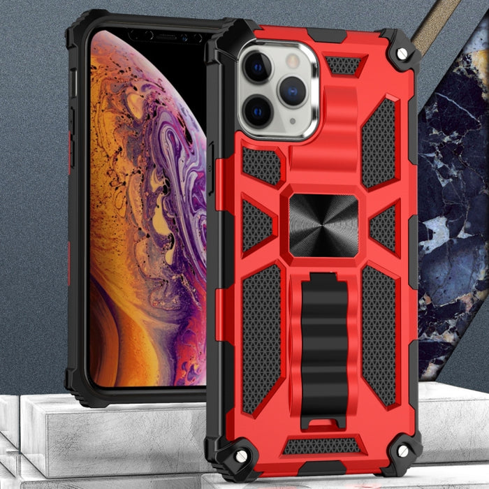 Estuche protector magnético Armor a prueba de golpes TPU + PC con soporte, For iPhone 12 / 12 Pro, For iPhone 12 Pro Max