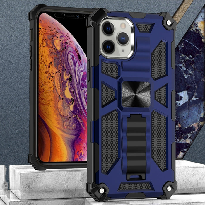 Estuche protector magnético Armor a prueba de golpes TPU + PC con soporte, For iPhone 12 / 12 Pro, For iPhone 12 Pro Max