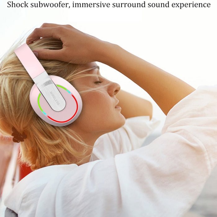 Auricular Bluetooth inalámbrico con reducción de ruido ENC plegable L850 con micrófono
