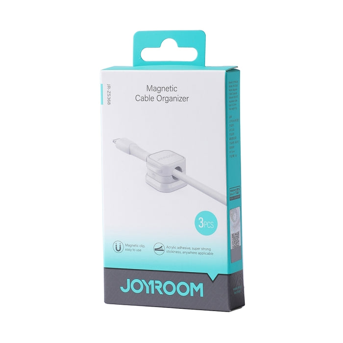 Soporte organizador de cables de datos magnético JOYROOM JR-ZS368, 3 uds.