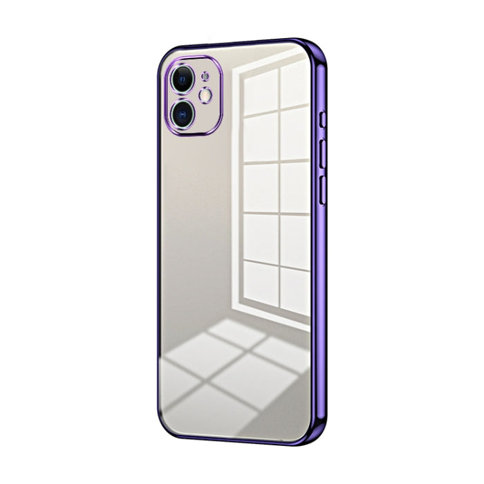 Caja de teléfono con orificio fino y revestimiento transparente, For iPhone 11 Pro Max, For iPhone 11, For iPhone 11 Pro, For iPhone X / XS, For iPhone XR, For iPhone XS Max, For iPhone 8 Plus / 7 Plus