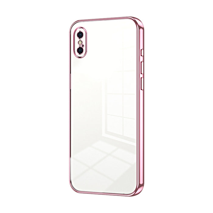 Caja de teléfono con orificio fino y revestimiento transparente, For iPhone 11 Pro Max, For iPhone 11, For iPhone 11 Pro, For iPhone X / XS, For iPhone XR, For iPhone XS Max, For iPhone 8 Plus / 7 Plus