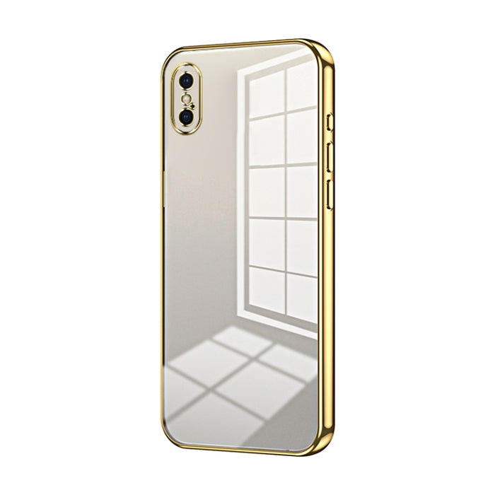 Caja de teléfono con orificio fino y revestimiento transparente, For iPhone 11 Pro Max, For iPhone 11, For iPhone 11 Pro, For iPhone X / XS, For iPhone XR, For iPhone XS Max, For iPhone 8 Plus / 7 Plus