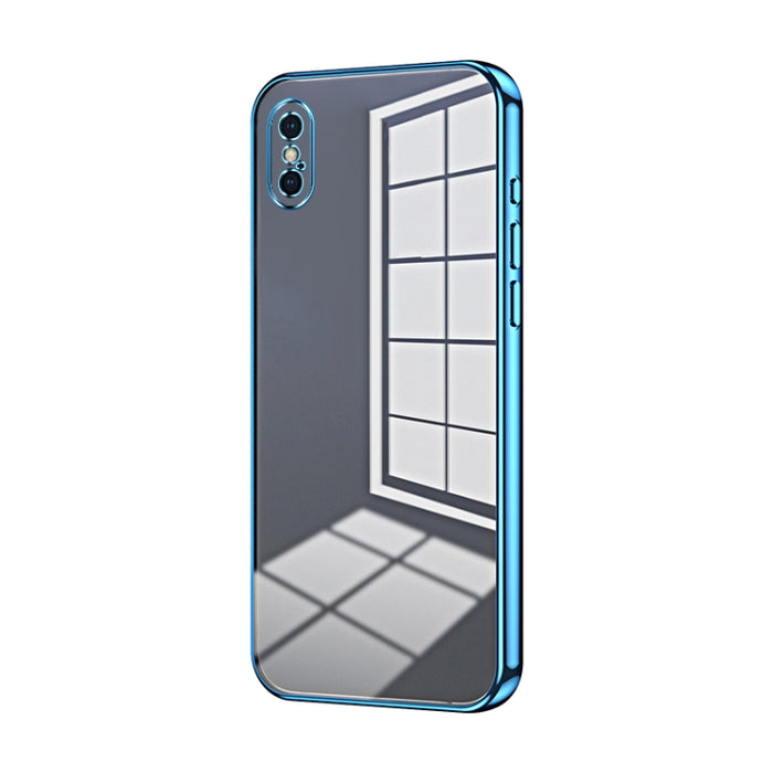 Caja de teléfono con orificio fino y revestimiento transparente, For iPhone 11 Pro Max, For iPhone 11, For iPhone 11 Pro, For iPhone X / XS, For iPhone XR, For iPhone XS Max, For iPhone 8 Plus / 7 Plus