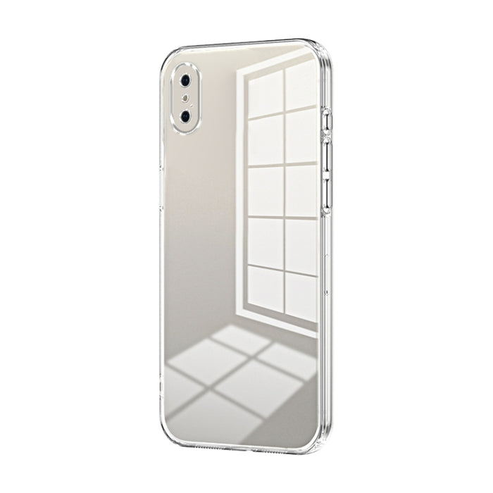 Caja de teléfono con orificio fino y revestimiento transparente, For iPhone 11 Pro Max, For iPhone 11, For iPhone 11 Pro, For iPhone X / XS, For iPhone XR, For iPhone XS Max, For iPhone 8 Plus / 7 Plus