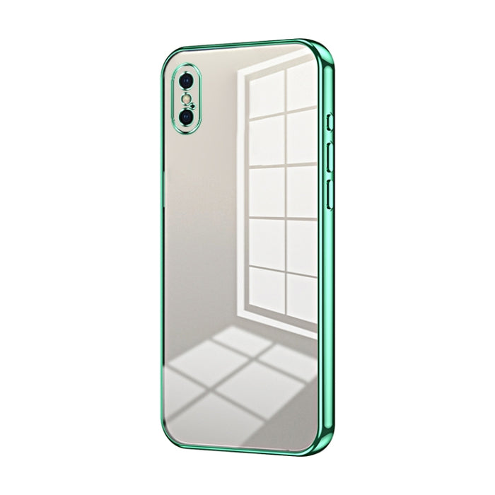 Caja de teléfono con orificio fino y revestimiento transparente, For iPhone 11 Pro Max, For iPhone 11, For iPhone 11 Pro, For iPhone X / XS, For iPhone XR, For iPhone XS Max, For iPhone 8 Plus / 7 Plus