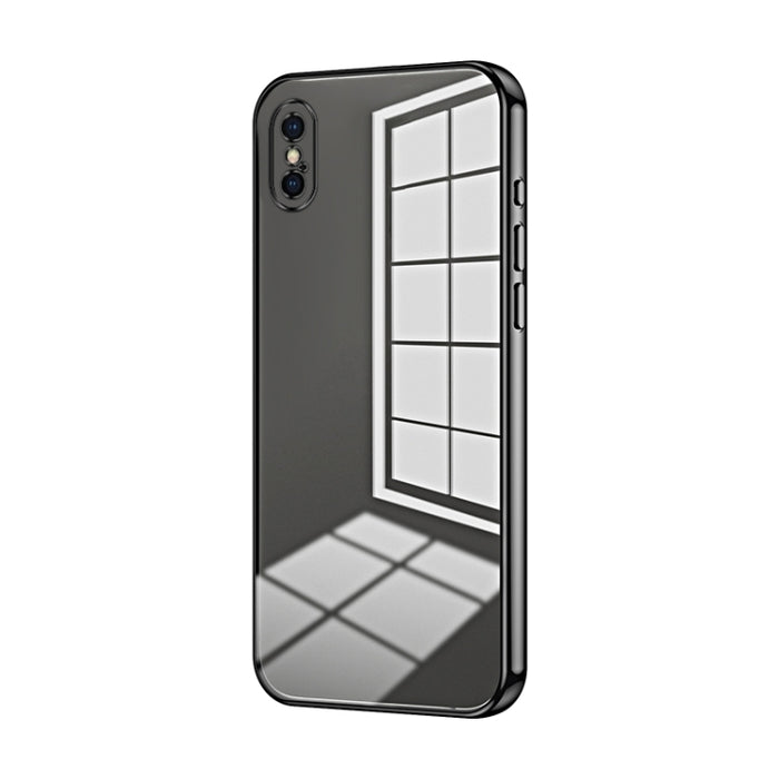 Caja de teléfono con orificio fino y revestimiento transparente, For iPhone 11 Pro Max, For iPhone 11, For iPhone 11 Pro, For iPhone X / XS, For iPhone XR, For iPhone XS Max, For iPhone 8 Plus / 7 Plus