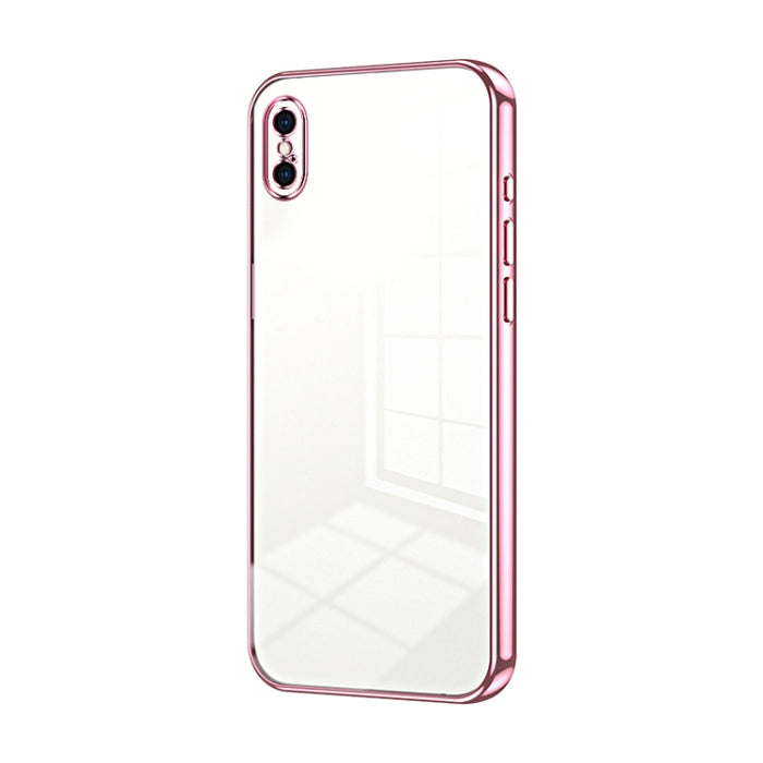 Caja de teléfono con orificio fino y revestimiento transparente, For iPhone 11 Pro Max, For iPhone 11, For iPhone 11 Pro, For iPhone X / XS, For iPhone XR, For iPhone XS Max, For iPhone 8 Plus / 7 Plus
