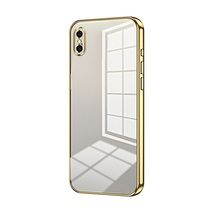 Caja de teléfono con orificio fino y revestimiento transparente, For iPhone 11 Pro Max, For iPhone 11, For iPhone 11 Pro, For iPhone X / XS, For iPhone XR, For iPhone XS Max, For iPhone 8 Plus / 7 Plus