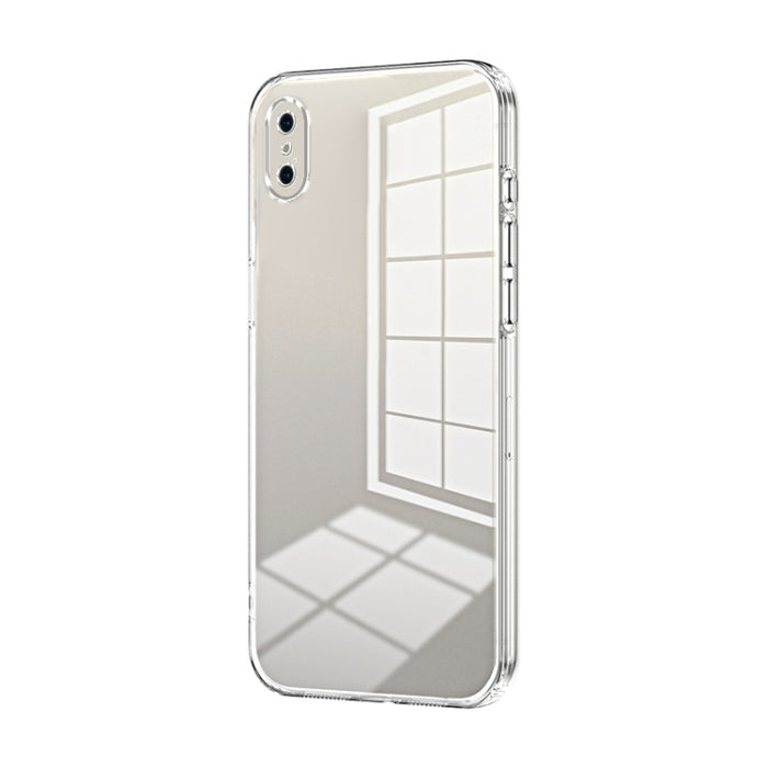 Caja de teléfono con orificio fino y revestimiento transparente, For iPhone 11 Pro Max, For iPhone 11, For iPhone 11 Pro, For iPhone X / XS, For iPhone XR, For iPhone XS Max, For iPhone 8 Plus / 7 Plus
