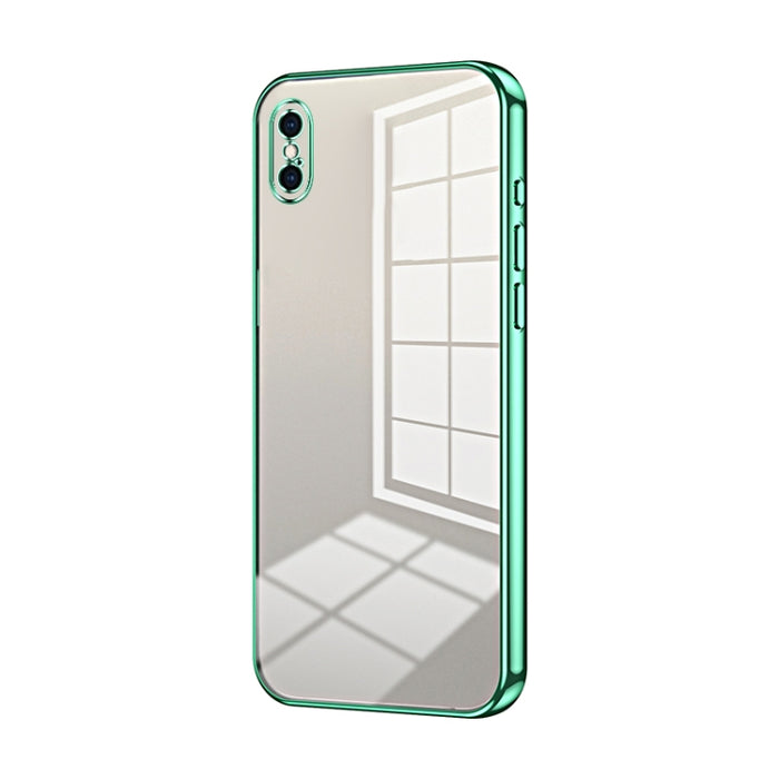 Caja de teléfono con orificio fino y revestimiento transparente, For iPhone 11 Pro Max, For iPhone 11, For iPhone 11 Pro, For iPhone X / XS, For iPhone XR, For iPhone XS Max, For iPhone 8 Plus / 7 Plus