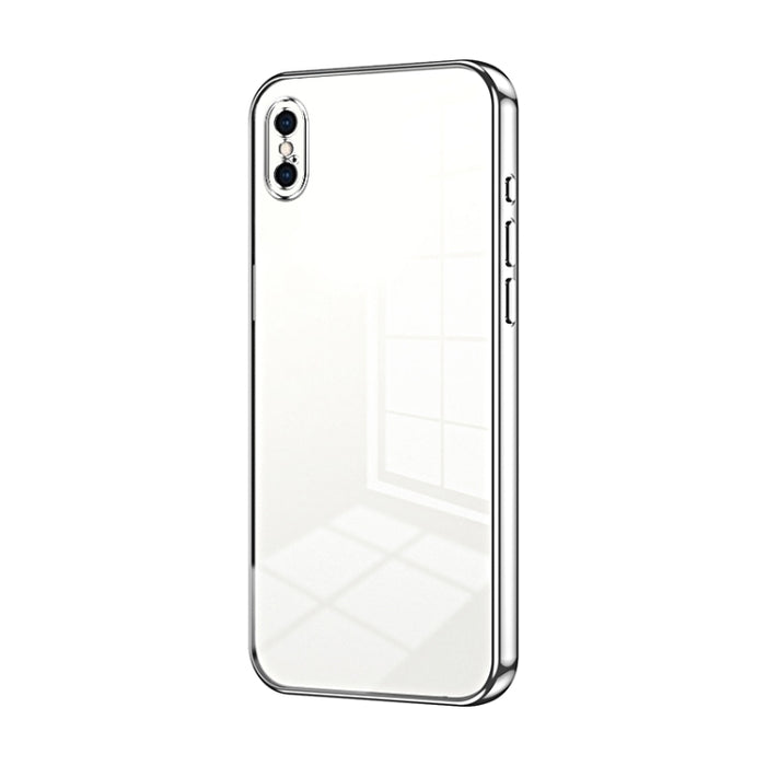 Caja de teléfono con orificio fino y revestimiento transparente, For iPhone 11 Pro Max, For iPhone 11, For iPhone 11 Pro, For iPhone X / XS, For iPhone XR, For iPhone XS Max, For iPhone 8 Plus / 7 Plus