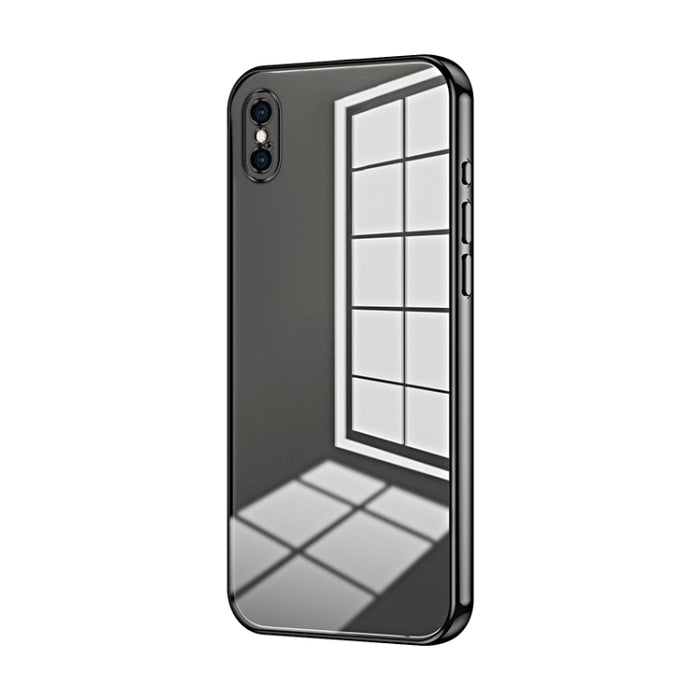 Caja de teléfono con orificio fino y revestimiento transparente, For iPhone 11 Pro Max, For iPhone 11, For iPhone 11 Pro, For iPhone X / XS, For iPhone XR, For iPhone XS Max, For iPhone 8 Plus / 7 Plus